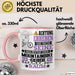 Mountainbike-Guide Geschenk Tasse Lustiger Spruch Erheben Sie Sich Der Mountainbike-Guide Betritt den Raum Rosa Trendation