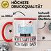 Geschenk für Kitesurferin Tasse Lustige Geschenkidee Geburtstag Ich Bin Kitesurferin Ich Darf Das Rot Trendation