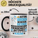 Tierschutzaktivist Geschenk Tasse Lustiger Spruch Erheben Sie Sich Der Tierschutzaktivist Betritt den Raum Schwarz Trendation