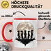 Erdmännchen Tier Mond Tasse Geschenk Lustige Geschenkidee Rot Trendation