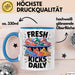 Sneakerhead Tasse Geschenk Lustige Geschenkidee Spruch Für Schuh Sammler Blau Trendation