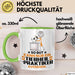 Tierheilpraktiker Geschenk Tasse So Gut Kann Nur Ein Tierheilpraktiker Aussehen Geschenkidee Kaffee-Becher Grün Trendation