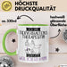Tierverhaltenstherapeutin Tasse Geschenk Ich Bin Tierverhaltenstherapeutin Warum Weil Ich Es Kann Geschenkidee Geburtstag Grün Trendation
