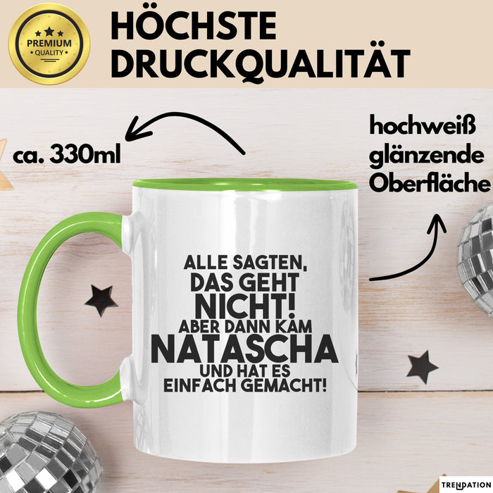 Natascha Tasse Alle Sagten Das Geht Nicht, Aber Dann Kam Natascha Geschenk