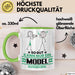 Model Geschenk Tasse So Gut Kann Nur Ein Model Aussehen Geschenkidee Kaffee-Becher Grün Trendation