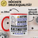 Katzensitter Geschenk Tasse Lustiger Spruch Erheben Sie Sich Der Katzensitter Betritt den Raum Rot Trendation