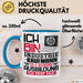 Industriekaufmann Ausbildung Tasse Geschenk Ich Bin Industriekaufmann In Der Ausbildung Ich Darf Das Geschenkidee Spruch Blau Trendation