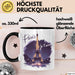 Frankreich Paris Eiffelturm Tasse Geschenk Lustige Geschenkidee Spruch Schwarz Trendation
