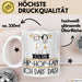 Geschenk für Hip-Hop-Fan Tasse Lustige Geschenkidee Geburtstag Ich Bin Hip-Hop-Fan Ich Darf Das Weiß Trendation