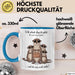Büroarbeit Kollege Abschied Tasse Geschenk Lustige Geschenkidee Spruch Echt Schade Dass Du Gehst Blau Trendation