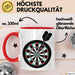 Darts Spieler Tasse Geschenkidee Bullseye Champion Lustiger Geschenkidee Lustig Rot Trendation