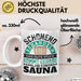 Tasse Geschenk Das Gute Stück Kommt Gerade Aus Der Sauna Weiß Trendation