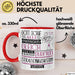 Straßenmusikerin Geschenk Becher Tasse Gott Schuf Alle Menschen Gleich Nur Die Besten Durfeten Straßenmusikerin Werden Geschenkidee Lustig Rot Trendation