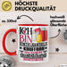 Einzelhandelskauffrau Ausbildung Start Geschenk Tasse Ich Bin Einzelhandelskauffrau In Der Ausbildung Ich Darf Das Kaffee-Becher Geschenkidee Rot Trendation