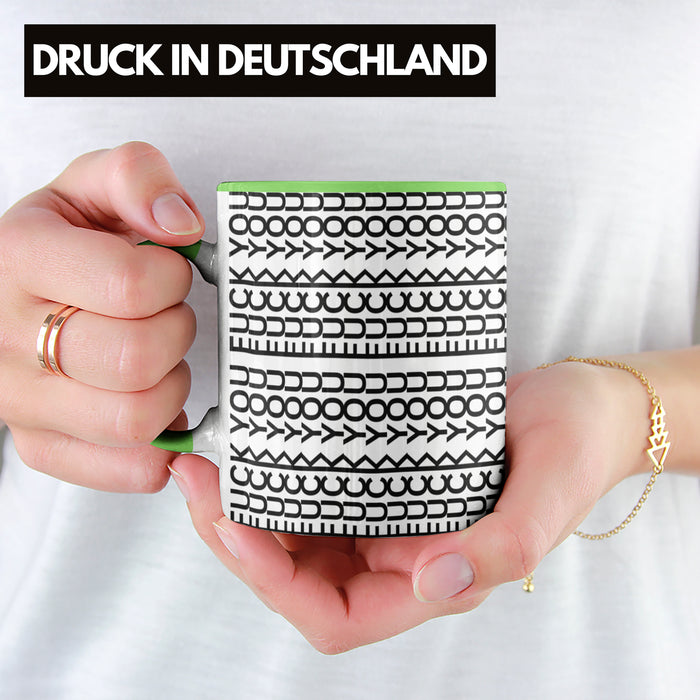 Fuc* You Tasse Lustiges Geschenk Allover-Print Quer Lesen Trendation