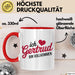Gertrud Tasse Geschenk Ich Bin Vollkommen Gertrud Geschenkidee Geburtstag Rot Trendation