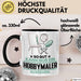 Hobbymaler Geschenk Tasse So Gut Kann Nur Ein Hobbymaler Aussehen Geschenkidee Kaffee-Becher Schwarz Trendation