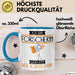 Forscherin Tasse Geschenk Ich Bin Forscherin Warum Weil Ich Es Kann Geschenkidee Geburtstag Blau Trendation