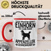 Appenzeller Sennenhund Hund Tasse Geschenk Lustige Geschenkidee Spruch Ich Brauche Kein Einhorn Ich Habe Einen Appenzeller Sennenhund Rot Trendation