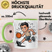 Basketballspieler Tasse Geschenkidee für Basketball Fans Grün Trendation