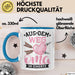 Oma Im Einsatz Tasse Geschenk Muttertag Lustiger Spruch Witzig Blau Trendation