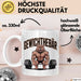 Gewichthebender Bär Tasse Geschenk Lustige Geschenkidee Spruch Gewichthebär Weiß Trendation
