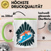 Snowboarder Tasse Geschenk Lustige Geschenkidee Spruch Für Berg Fahrer Grün Trendation