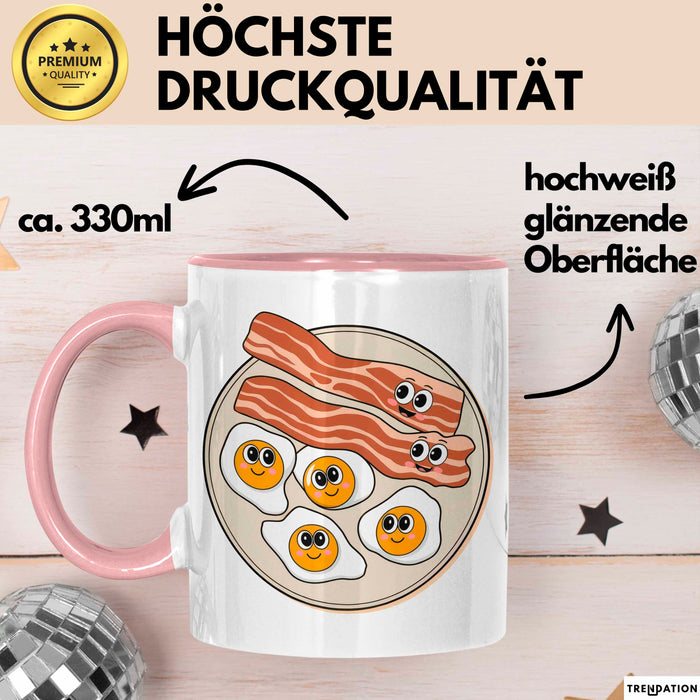 Keto Diät Fan Tasse Geschenkidee für Low Carb Liebhaber Rosa Trendation