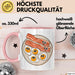Keto Diät Fan Tasse Geschenkidee für Low Carb Liebhaber Rosa Trendation