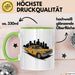 Taxifahrer Tasse Geschenkidee Berufskraftfahrer Lustiger Geschenkidee Lustig Grün Trendation