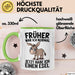 Esel Tier Tasse Geschenk Lustige Geschenkidee Spruch Früher War Ich Normal Jetzt Habe Ich Einen Esel Grün Trendation