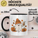 Halloween Tasse Geschenk Kürbis Geschenkidee Oktober Kaffee-Becher Trendation