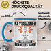 Keyboarder Tasse Geschenk für Keyboarder Der Mann Der Alles Kann Geschenkidee zum Geburtstag Blau Trendation