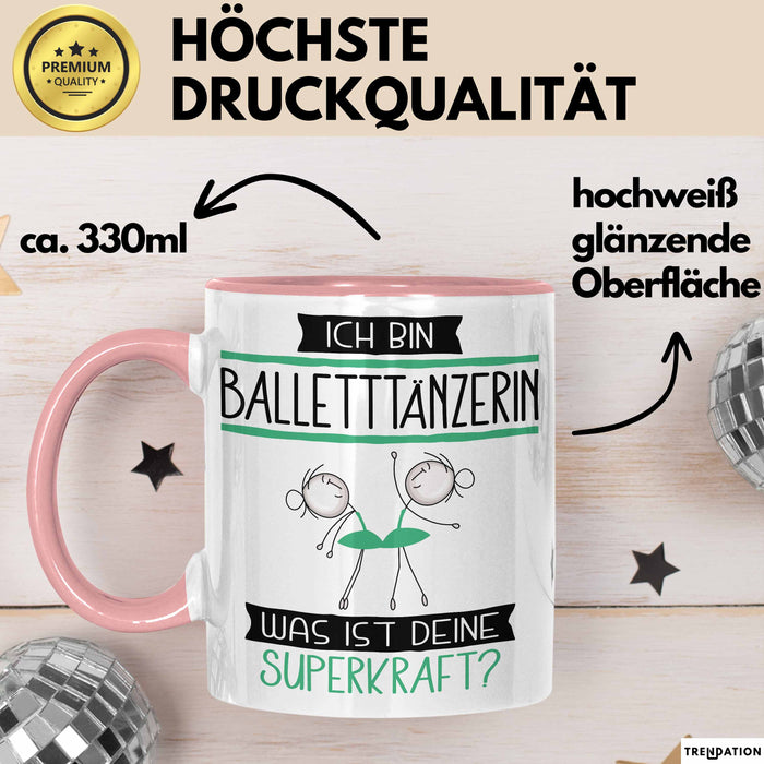 Indie-Musikerin Geschenk Tasse Ich Bin Indie-Musikerin Was Ist Deine Superkraft Geschenkidee Lustig Geburtstag Weihnachten Rosa Trendation