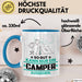 Camper Geschenk Tasse So Gut Kann Nur Ein Camper Aussehen Geschenkidee Kaffee-Becher Blau Trendation