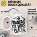 Französischlehrer Unterricht Tasse Geschenk Lustige Geschenkidee Spruch En Français S’Il Vous Plaît Weiß Trendation