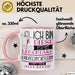 Karatesportlerin Tasse Geschenk Ich Bin Diese Eine Legendäre Karatesportlerin Von Der Alle Reden Geschenkidee Geburtstag Weihnachten Rosa Trendation