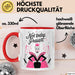 Freche Königin Tasse Geschenk Lustige Geschenkidee Spruch Für Starke Persönlichkeiten Rot Trendation