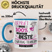 Survival-Trainerin Geschenk Becher Tasse Gott Schuf Alle Menschen Gleich Nur Die Besten Durfeten Survival-Trainerin Werden Geschenkidee Lustig Blau Trendation