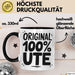 Ute Tasse Geschenk Original 100% Ute Geschenkidee Geburtstag Schwarz Trendation