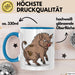 Wildschweinjagd Tasse Geschenk für Schwarzwildjäger Spruch Blau Trendation
