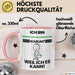 Meerschweinchenfreund Geschenk Tasse Lustiger Spruch Ich Bin Meerschweinchenfreund Warum Weil Ich Es Kann Geschenkidee Bester Meerschweinchenfreund Geburtstag Kaffee-Becher Rosa Trendation