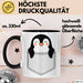 Pinguin In Der Tasche Tasse Geschenk Lustige Geschenkidee Spruch Schwarz Trendation