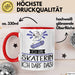 Geschenk für Skaterin Tasse Lustige Geschenkidee Geburtstag Ich Bin Skaterin Ich Darf Das Rot Trendation