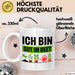 Garten Pflanzen Gärtner Tasse Geschenk Lustige Geschenkidee Spruch Ich Bin Gut Im Beet Weiß Trendation