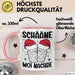Weihnachten Tasse Geschenk Schääne Woi Nachde Kaffee-Becher Rosa Trendation