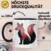 Fuchs Tierliebhaber Tasse Geschenk Lustige Geschenkidee Spruch Schwarz Trendation