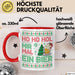 Ho Ho Hol Mir Mal Ein Bier Tasse Geschenk Ugly Tasse Geschenkidee Weihnachten Kaffee-Becher Rot Trendation