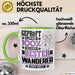 Wanderer Geschenk Lustiger Spruch für Wanderer Geschenkidee Bester Wanderer Der Welt Grün Trendation