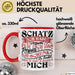 Valentinstag Tasse Geschenk für Ihn Sie Männer Für Paare Freundin Geschenkidee Kaffee-Becher Liebe Ich Hab Versucht Für Dich Das Geschenk Zu Finden Aber Du Hast Ja Bereits Mich Rot Trendation